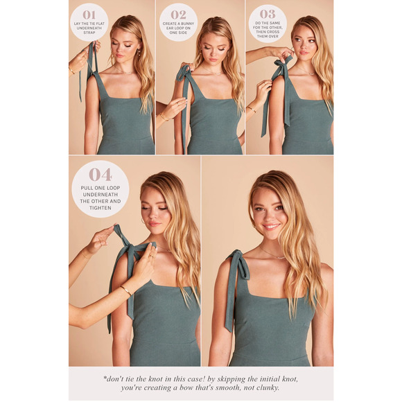 Birdy Grey Alex Convertible Dress Crepe Womens Small Taupe Bridesmaid Formal - Picture 10 of 11